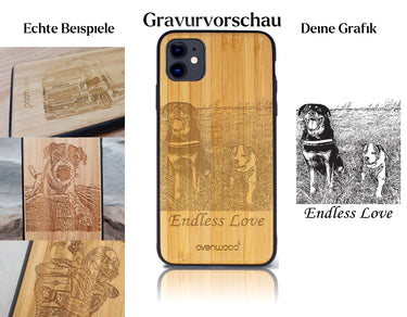 INDIVIDUELL iPhone 11 Bambus-Kunststoff